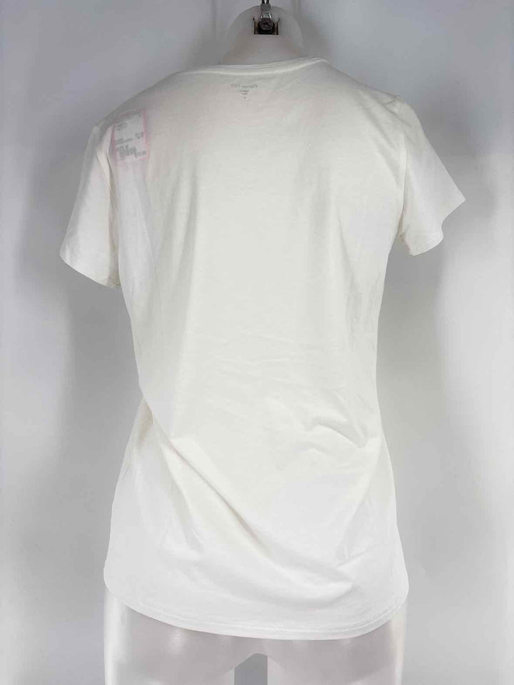 Size M GARNET HILL White Cotton Shirt