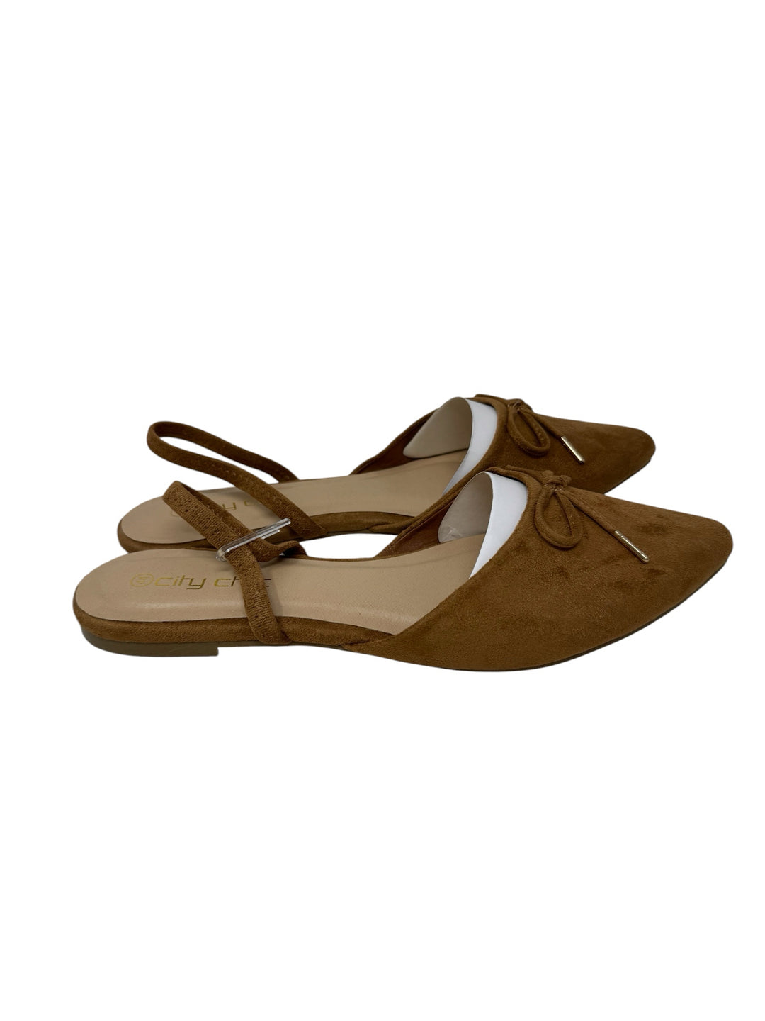 Shoe Size 44 CITY CHIC Brown Flats