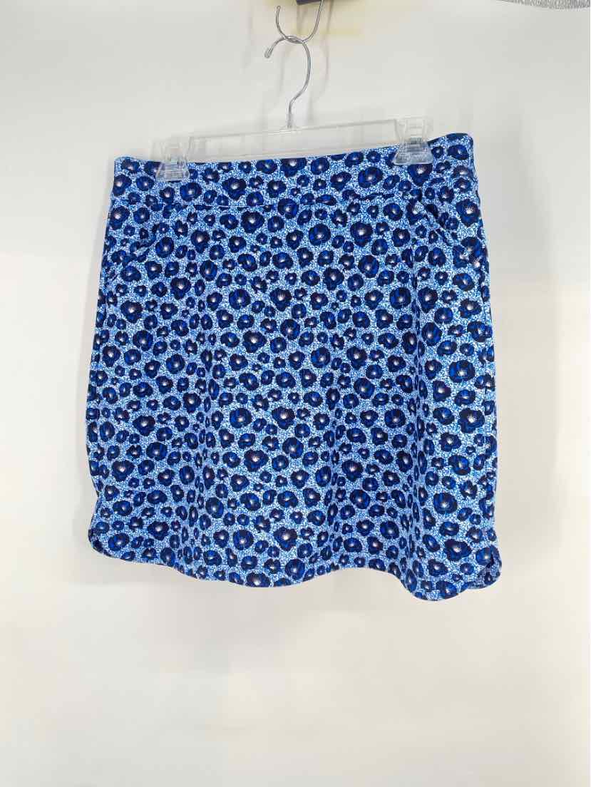 Size M Peter Millar Blue Print Skirt