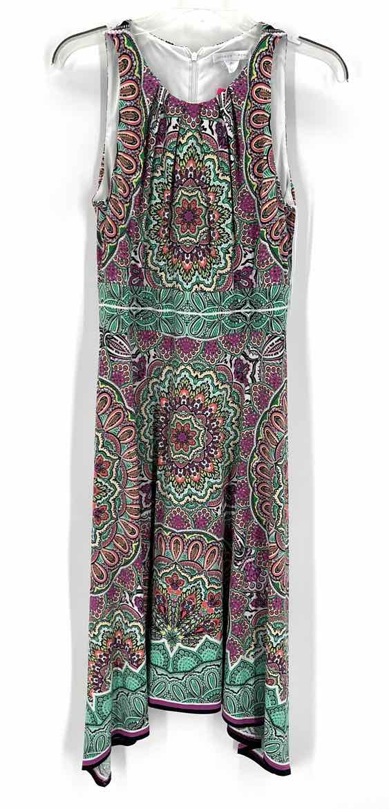 Size 8 LONDON TIMES Multi-Color Dress