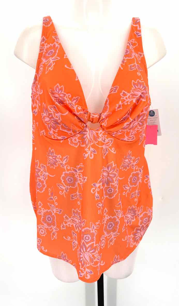 Size Orange Swimsuit