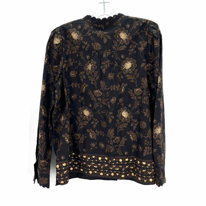 Size XXL CROWN & IVY Brown Shirt