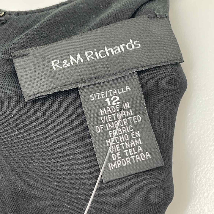 Size 12 R&M RICHARDS Black Dress