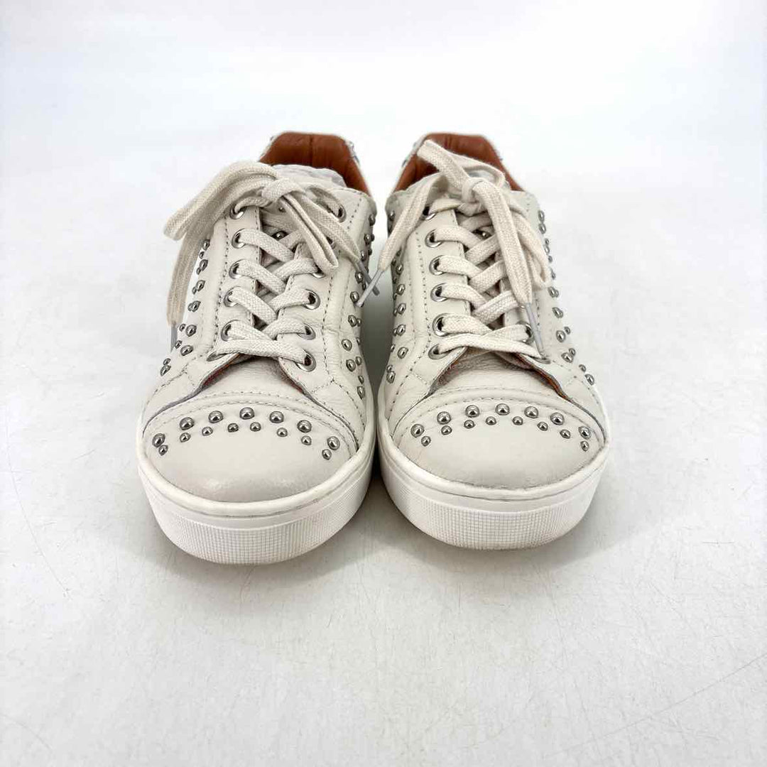 Shoe Size 7.5 BRIGHTON White Leather Sneakers