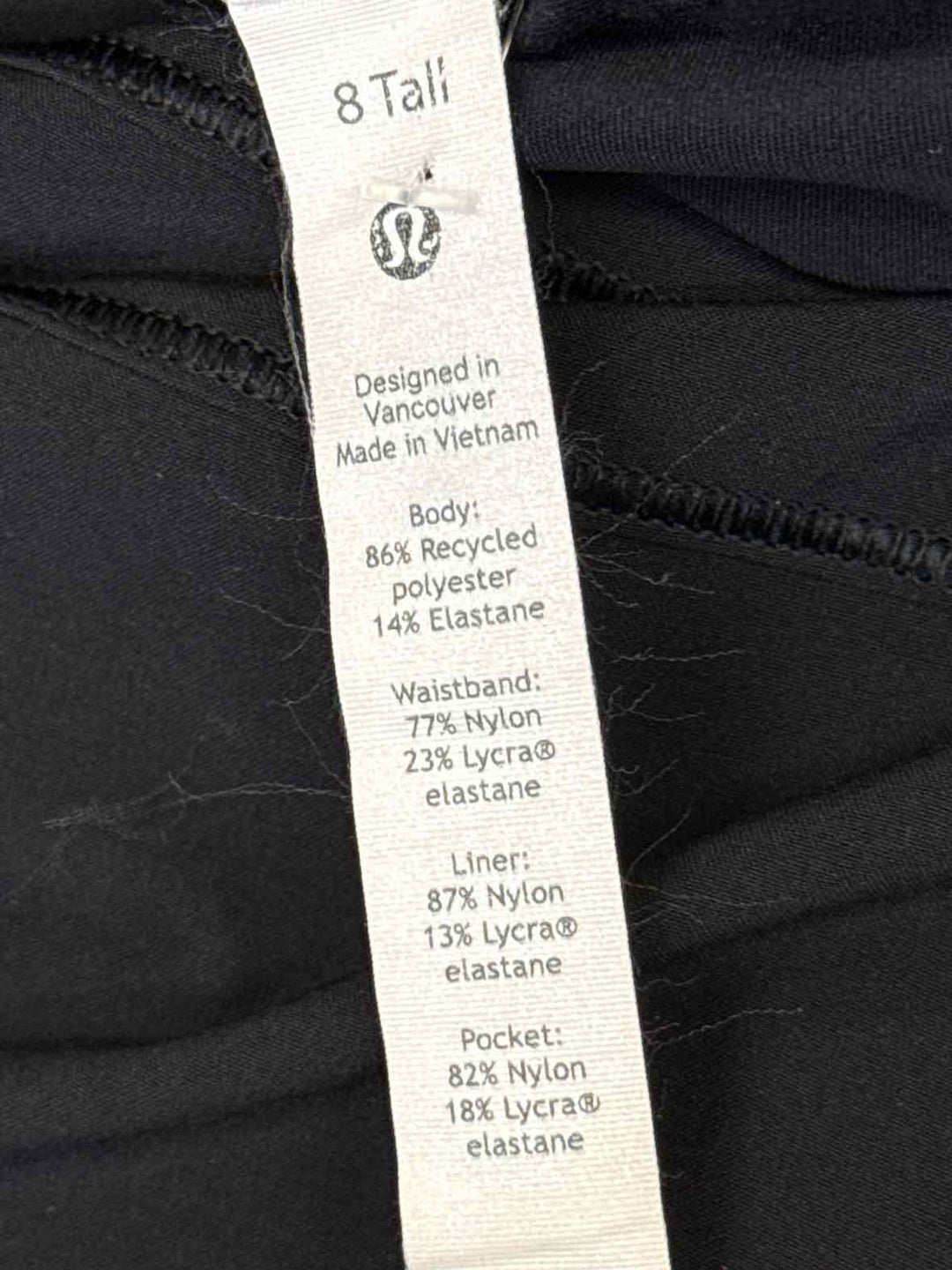 Size 8 Lululemon Black Skirt
