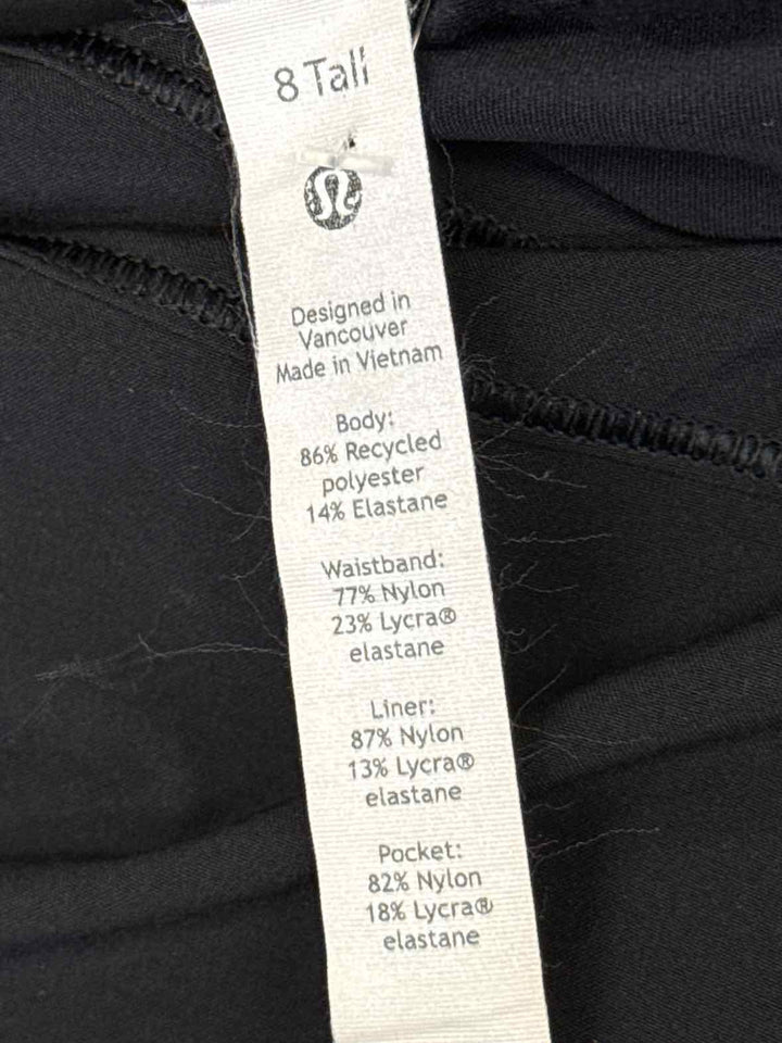 Size 8 Lululemon Black Skirt