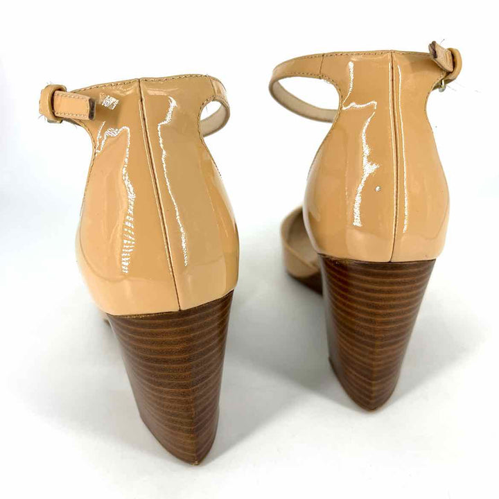 Shoe Size 7 Cole Haan Tan PATENT Wedge