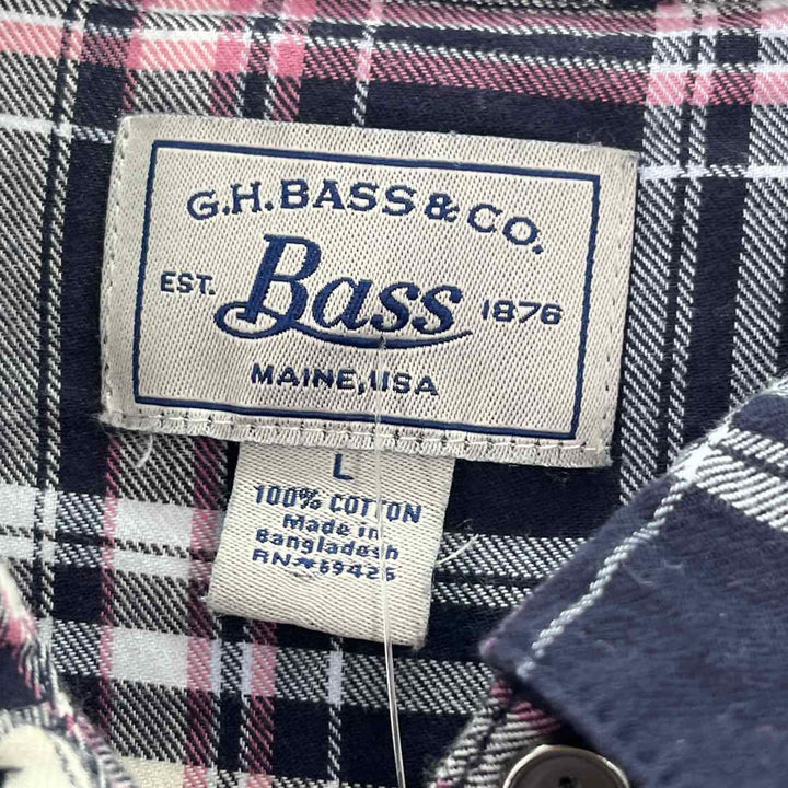 Size L GH BASS Multi-Color Flannel Shirt