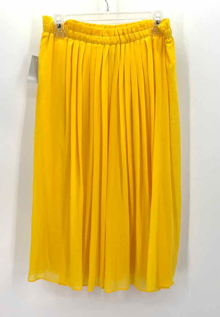 Size M LOFT Yellow Skirt