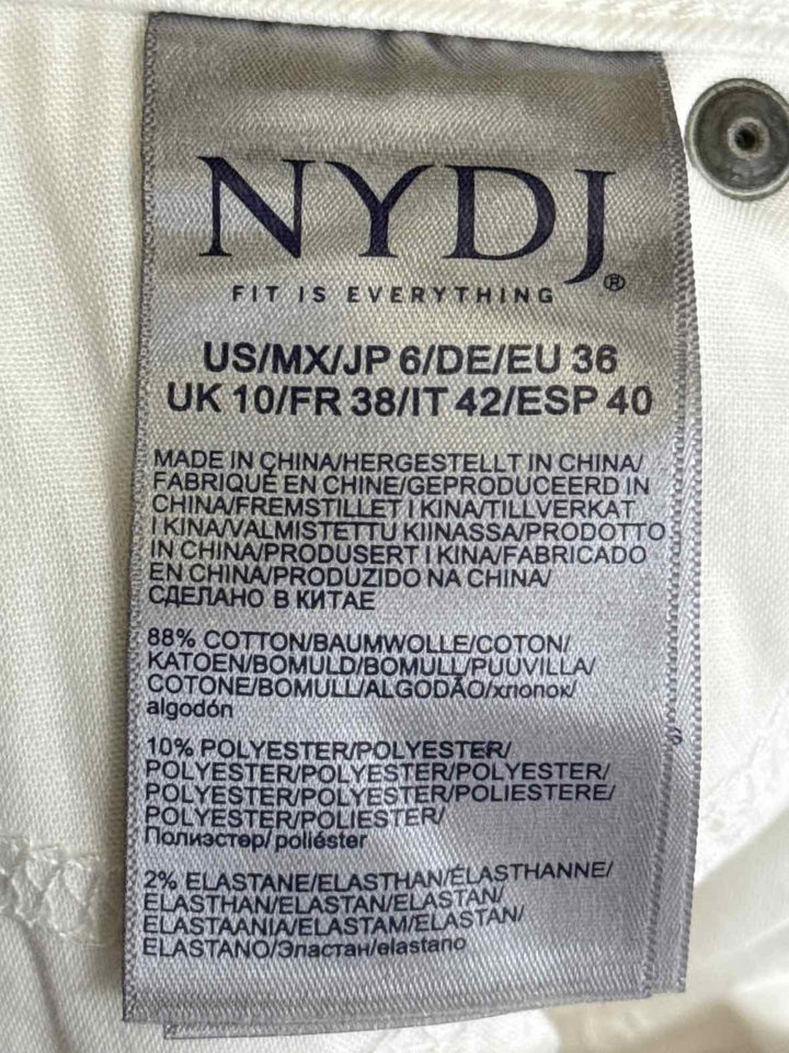 Size 6 NYDJ White Pants