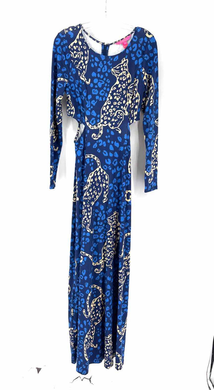 Size M Lilly Pulitzer Blue Print Dress