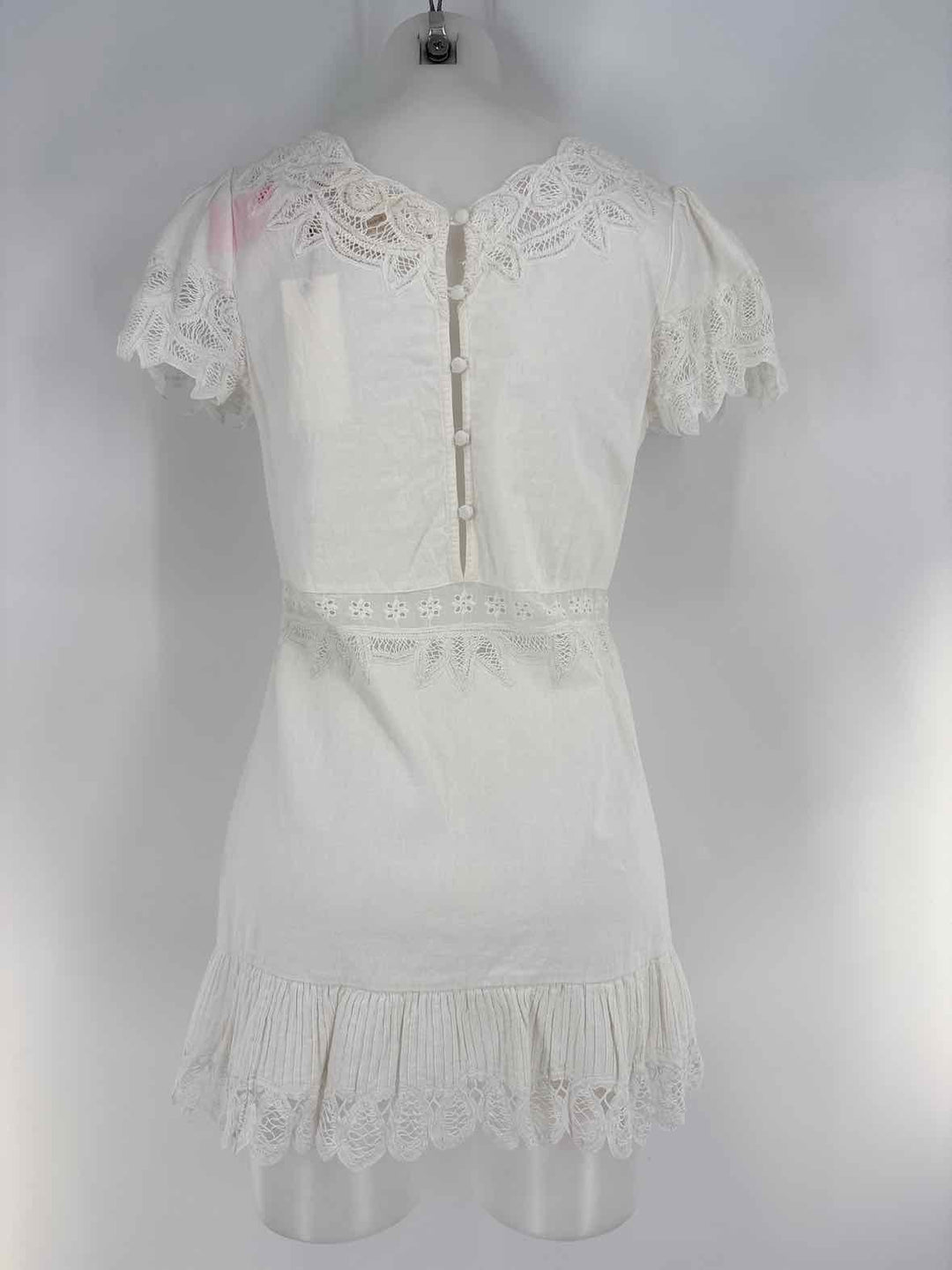 Size XS LOVE SHACK FANCY White Dress