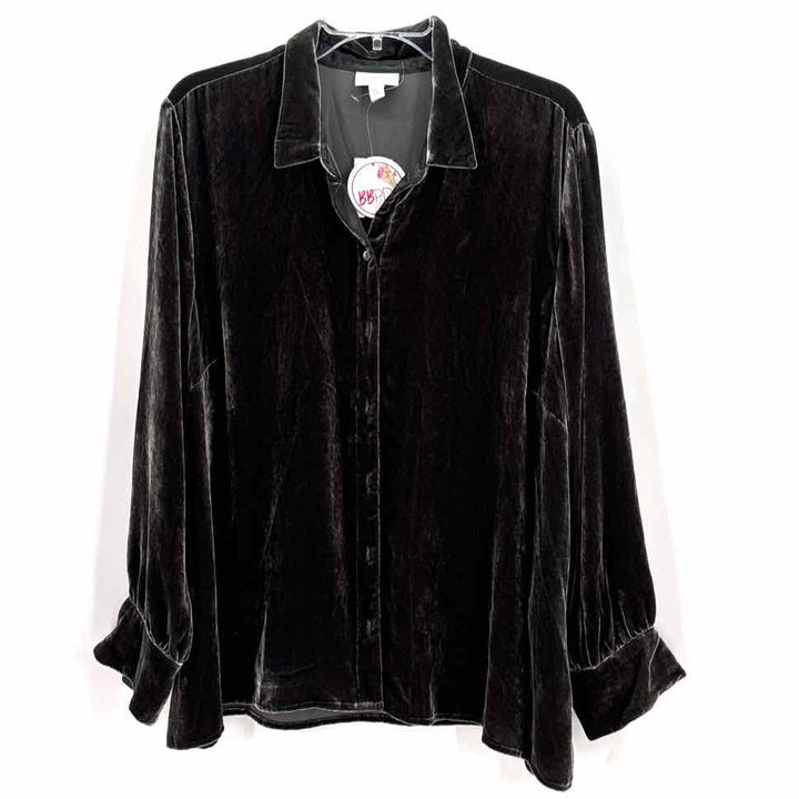 Size XL J JILL Gray Shirt