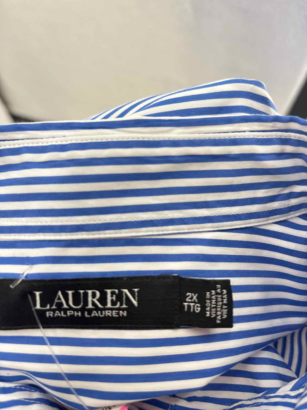 Size 2X RALPH LAUREN Blue Shirt