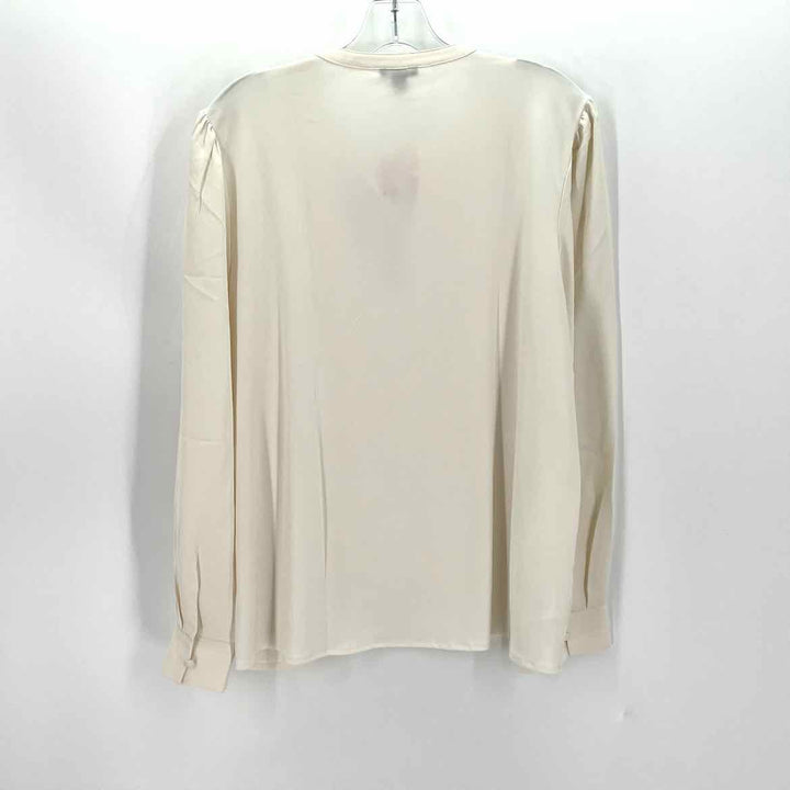 Size L Ann Taylor Cream Shirt