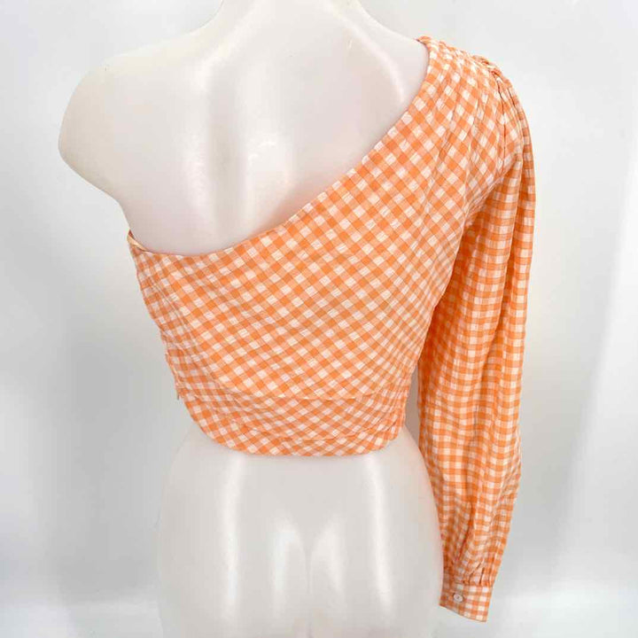 Size M ORANGE PRINT Shirt