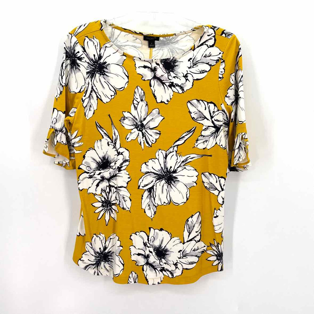 Size M Ann Taylor Mustard Shirt