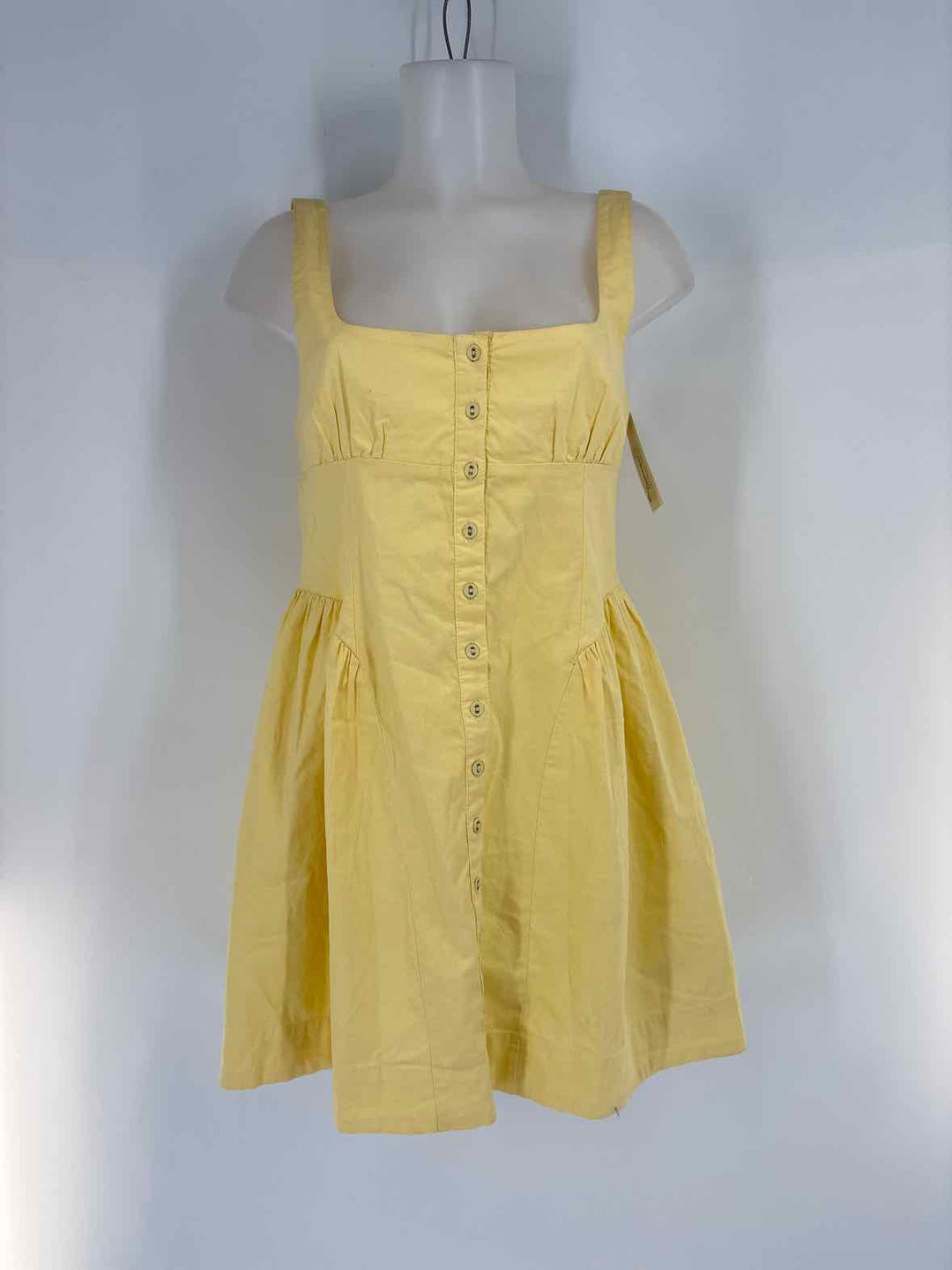 Size M Anthropologie Yellow Dress