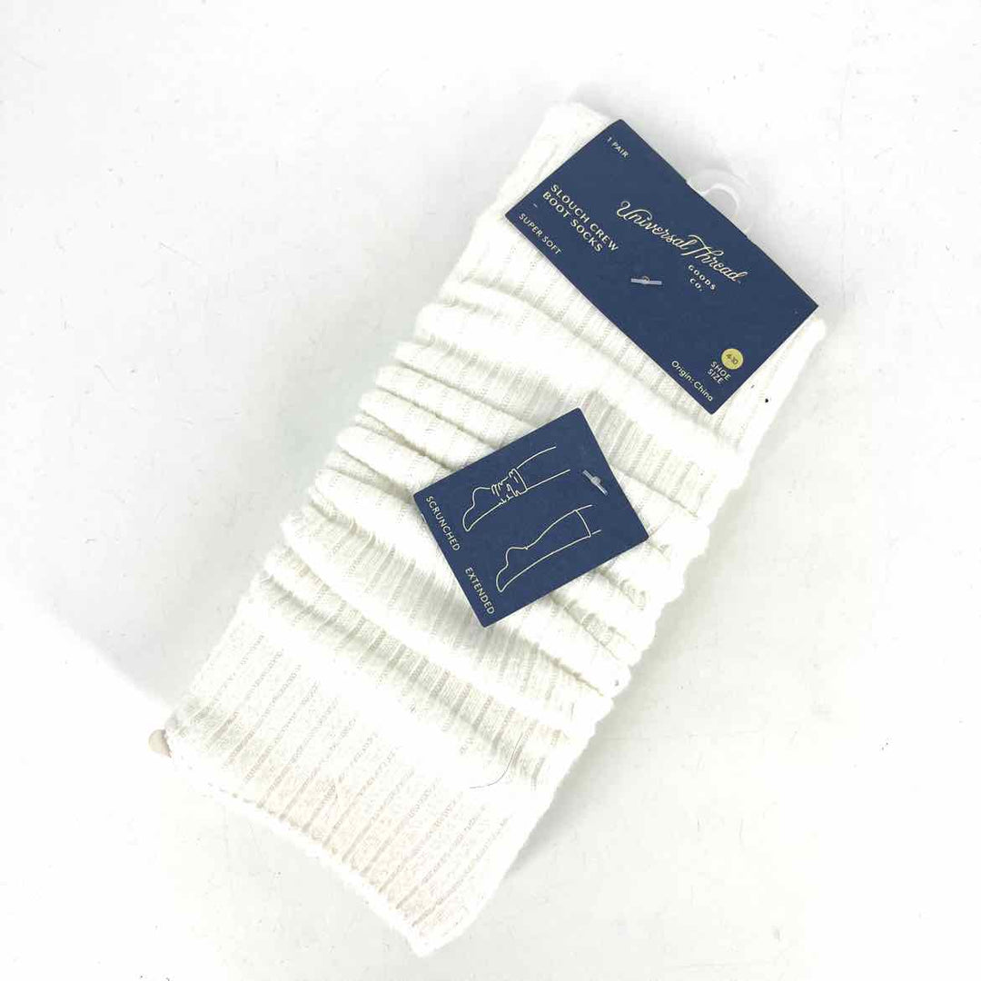 UNIVERSAL THREAD White Knit Hosiery