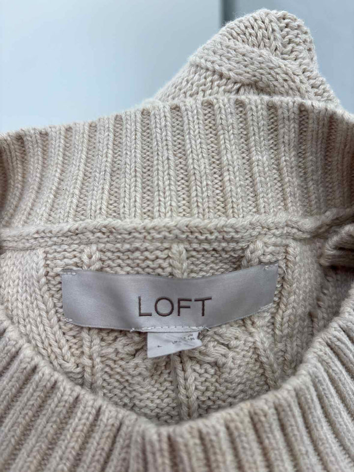 Size L LOFT Beige Shirt