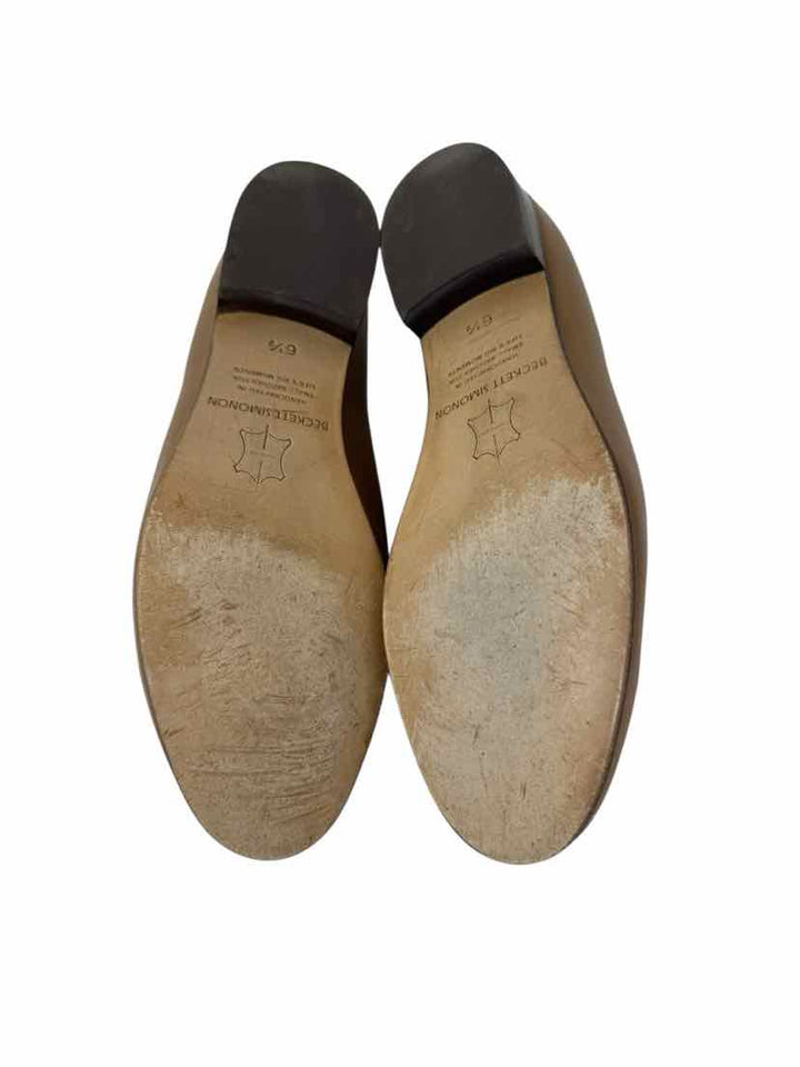 Shoe Size 6.5 Tan Leather Loafers