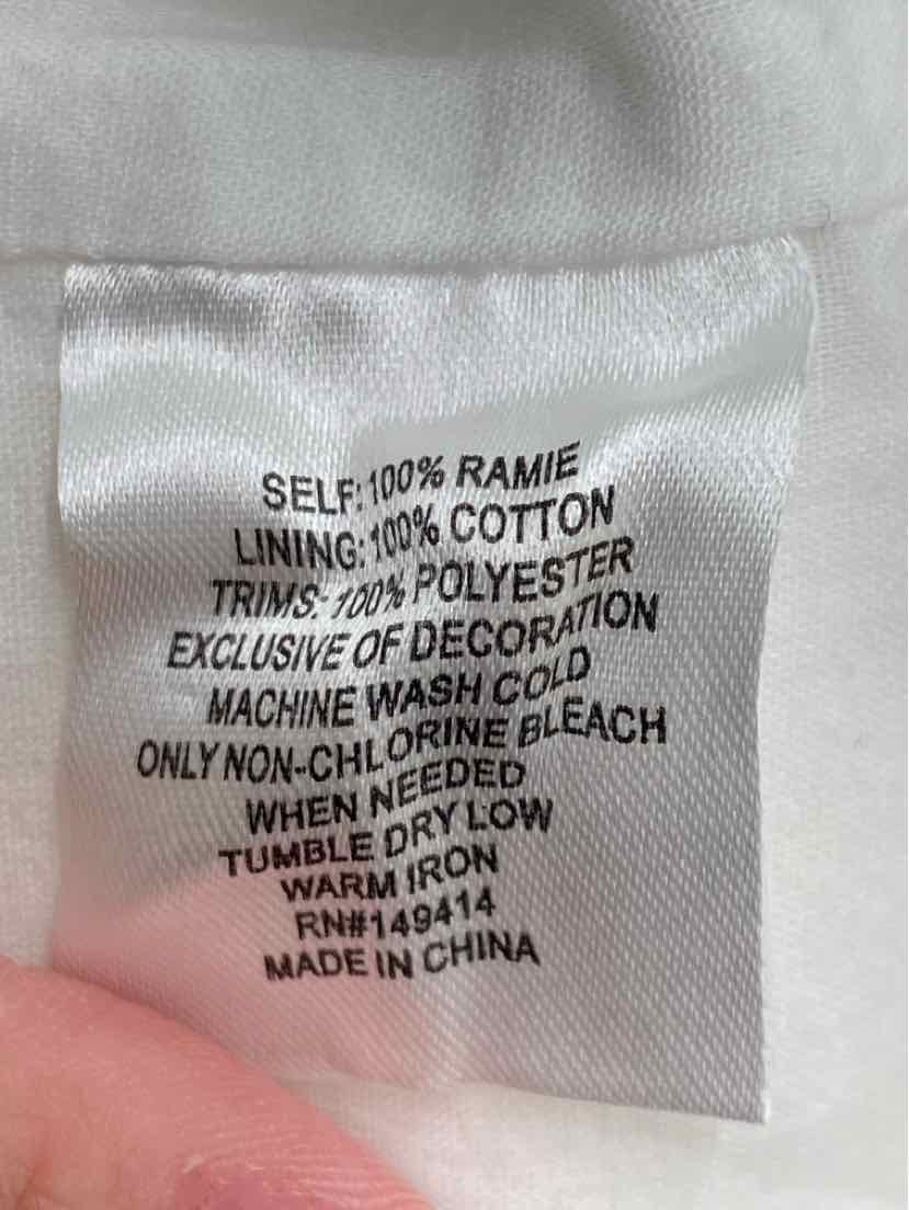 Size S Johnny Was White Shorts