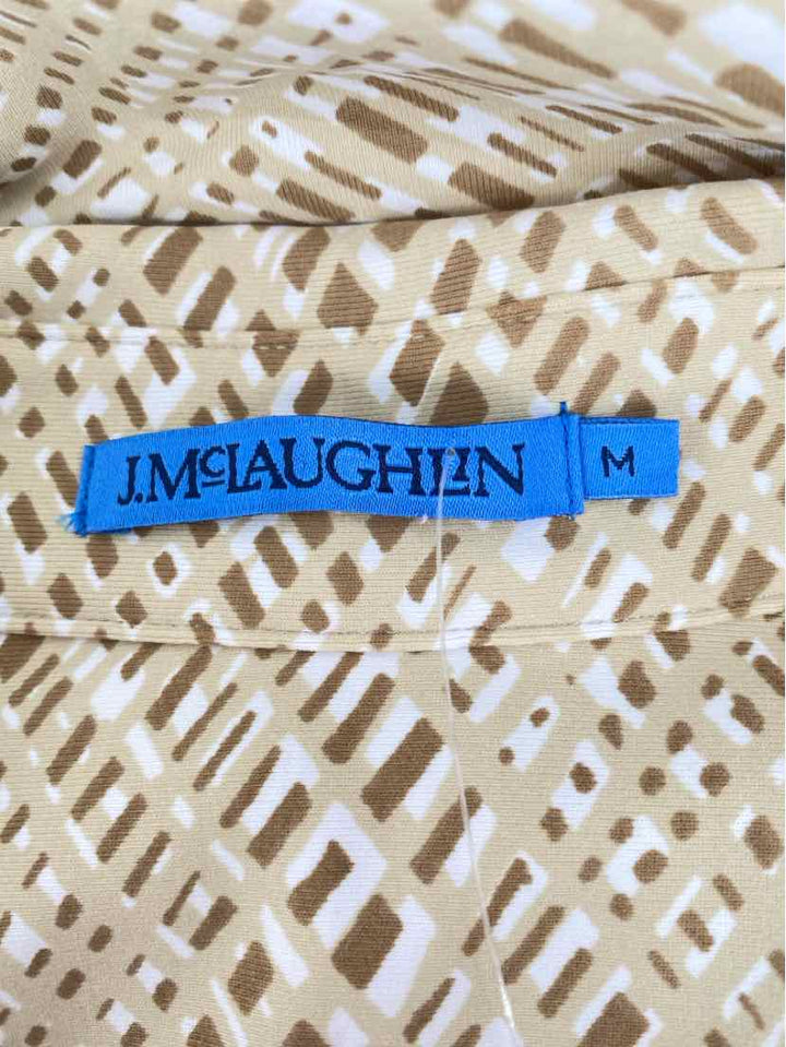 Size M J MCLAUGHLIN Tan Dress
