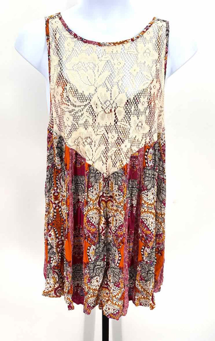 Size L FREE PEOPLE Pink Dress