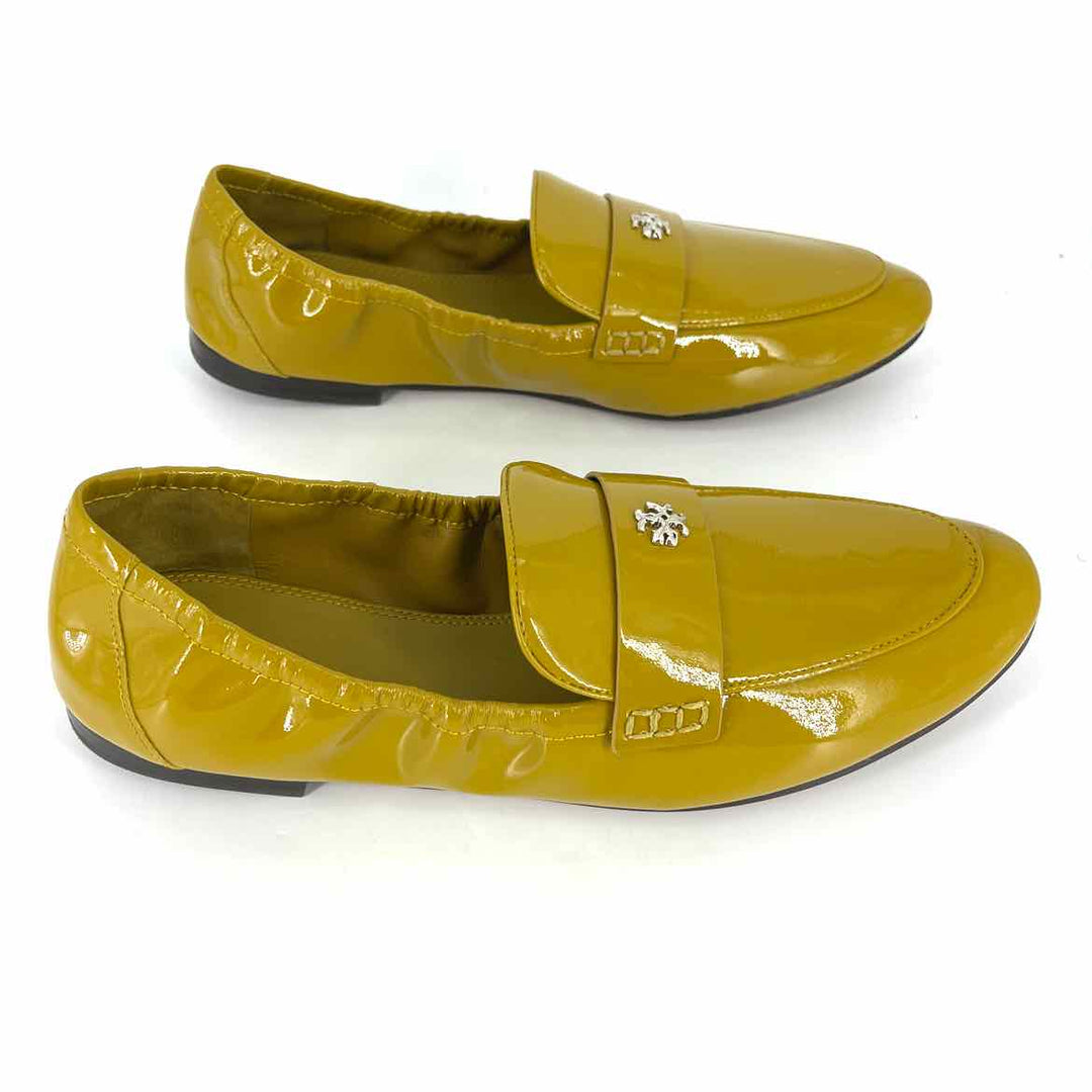 Shoe Size 10.5 Tory Burch Green PATENT Flats
