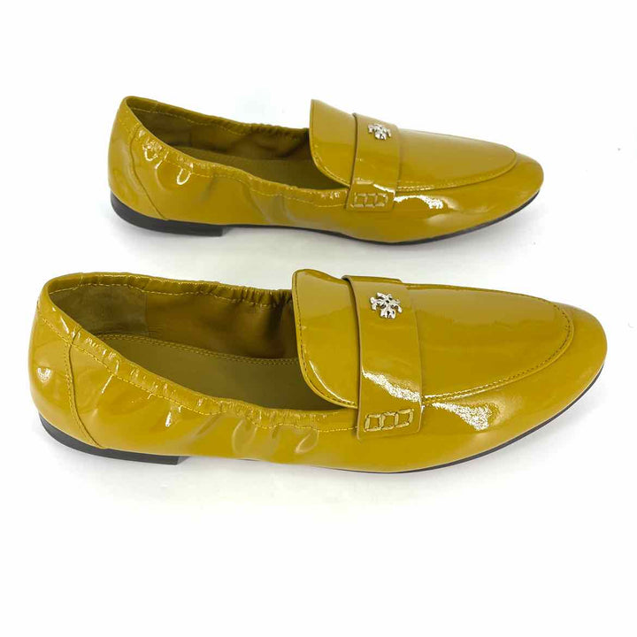 Shoe Size 10.5 Tory Burch Green PATENT Flats