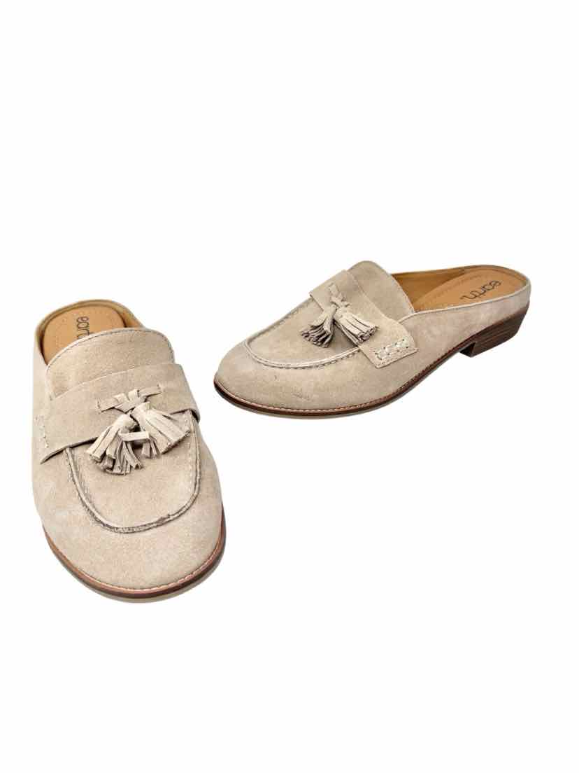 Shoe Size 10 Brown Suede Mules