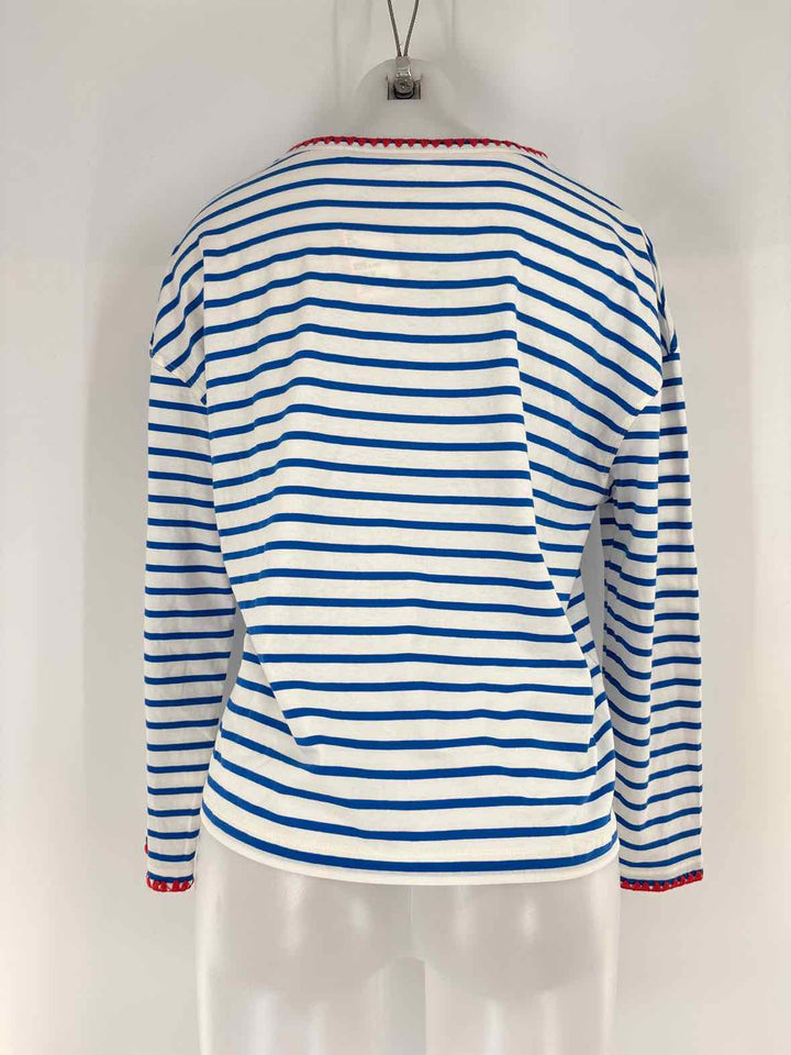 Size M Boden Blue Print Shirt