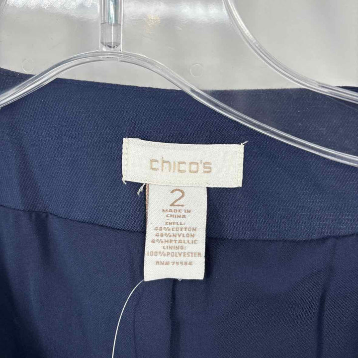 Size L Chico's Navy Jacket