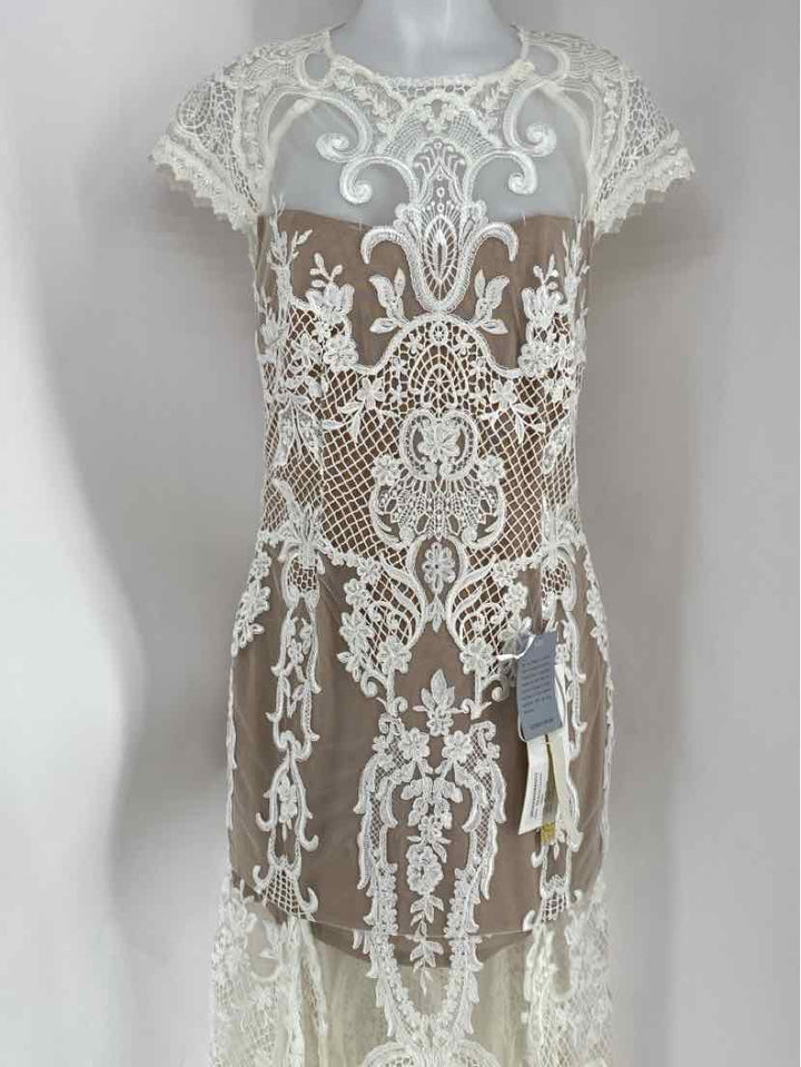 Size 10 Tan Lace PROM