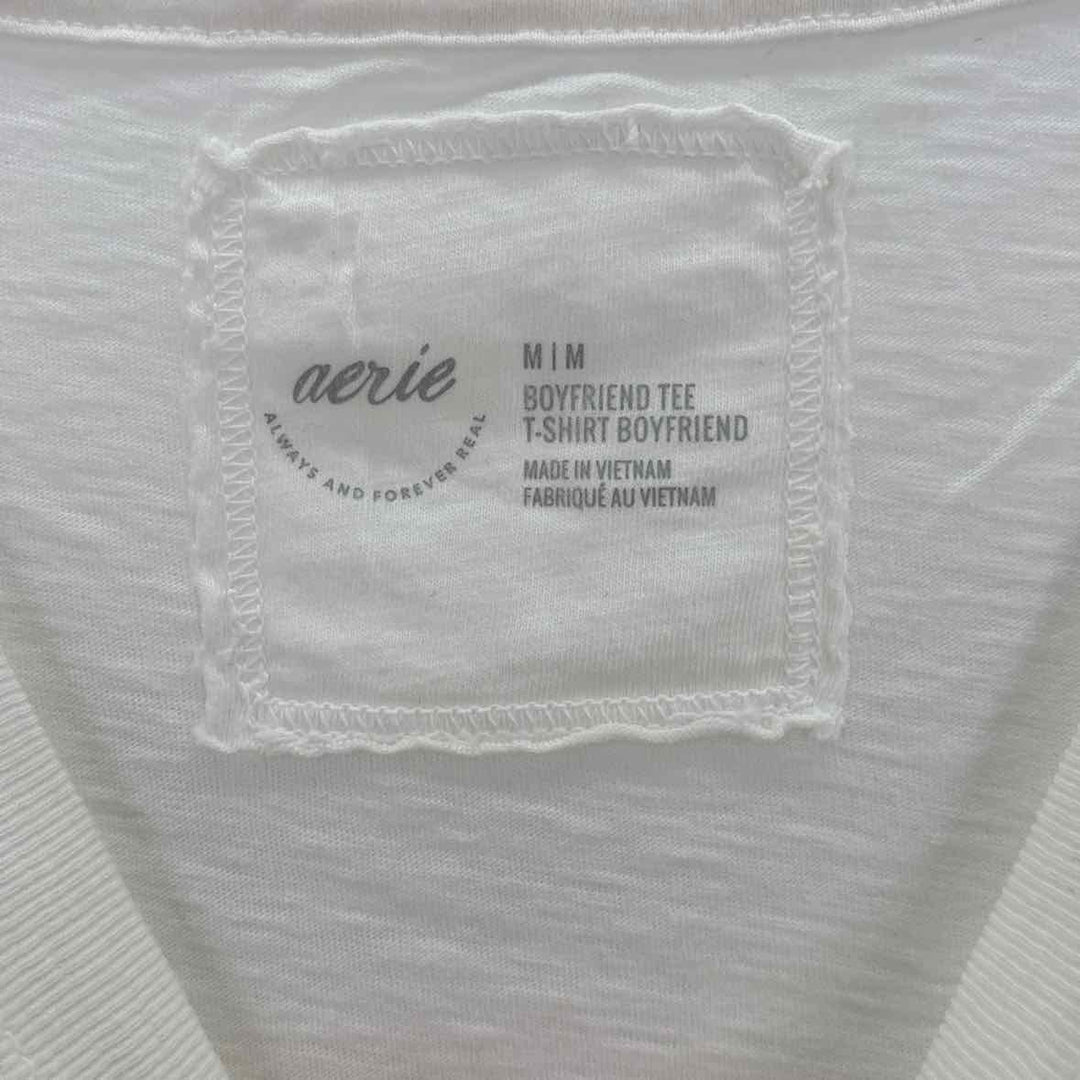 Size M AERIE Cream Knit Shirt