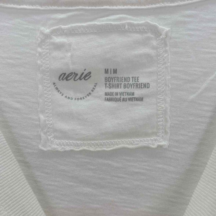 Size M AERIE Cream Knit Shirt