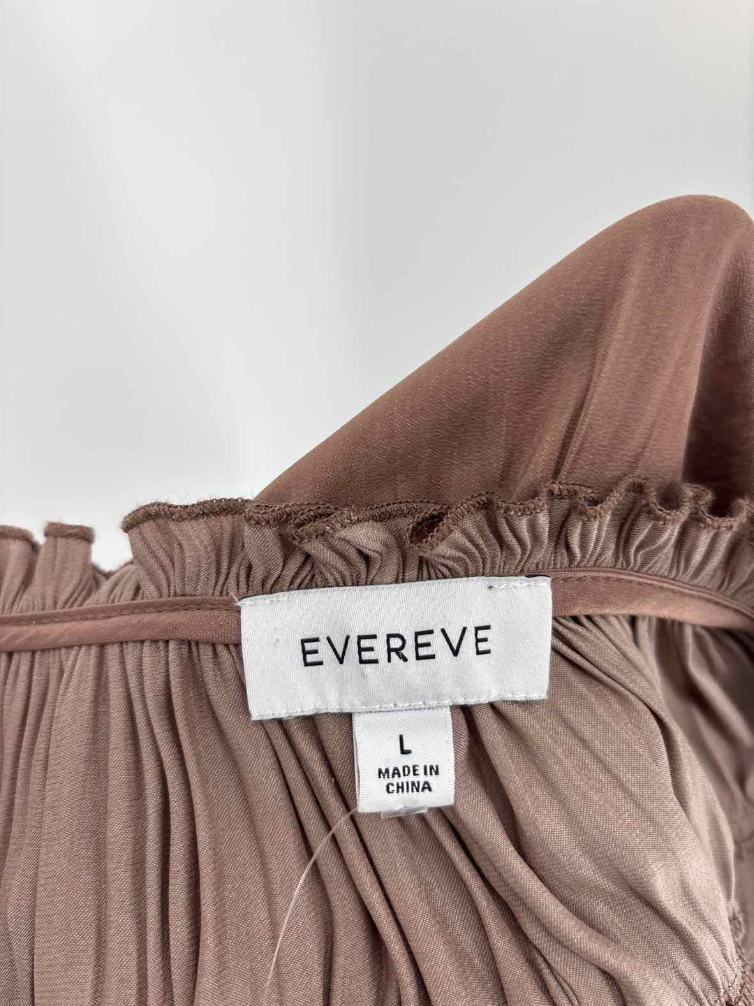 Size L EVEREVE Brown Shirt