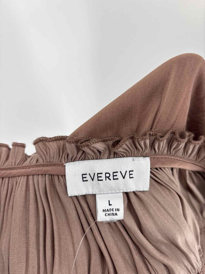 Size L EVEREVE Brown Shirt