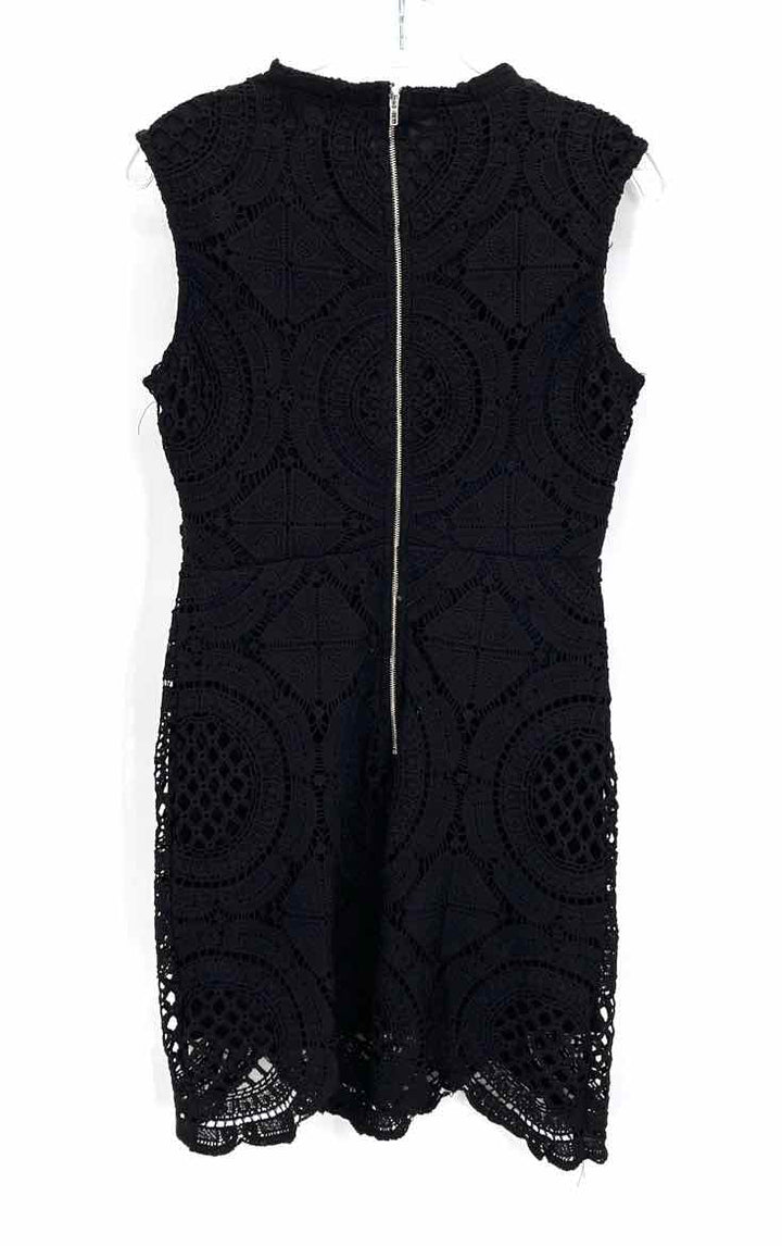 Size L Black Crochet Dress