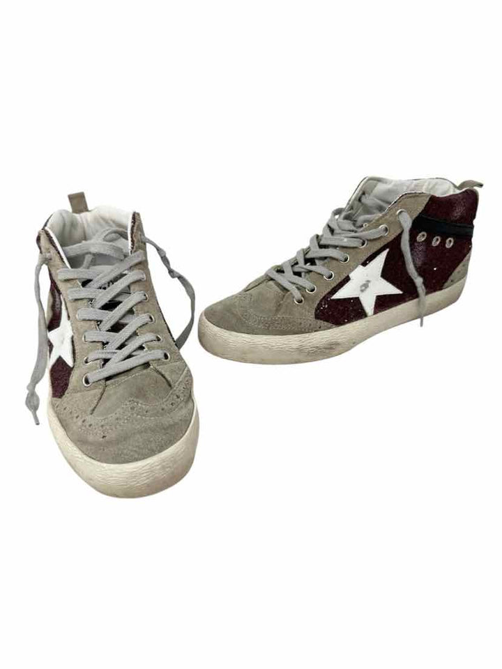 Shoe Size 39 GOLDEN GOOSE Burgundy Sneakers