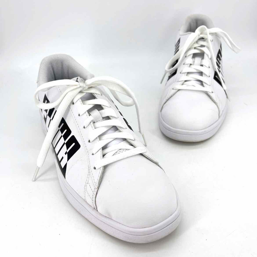 Shoe Size 44 Puma White Faux Leather Sneakers