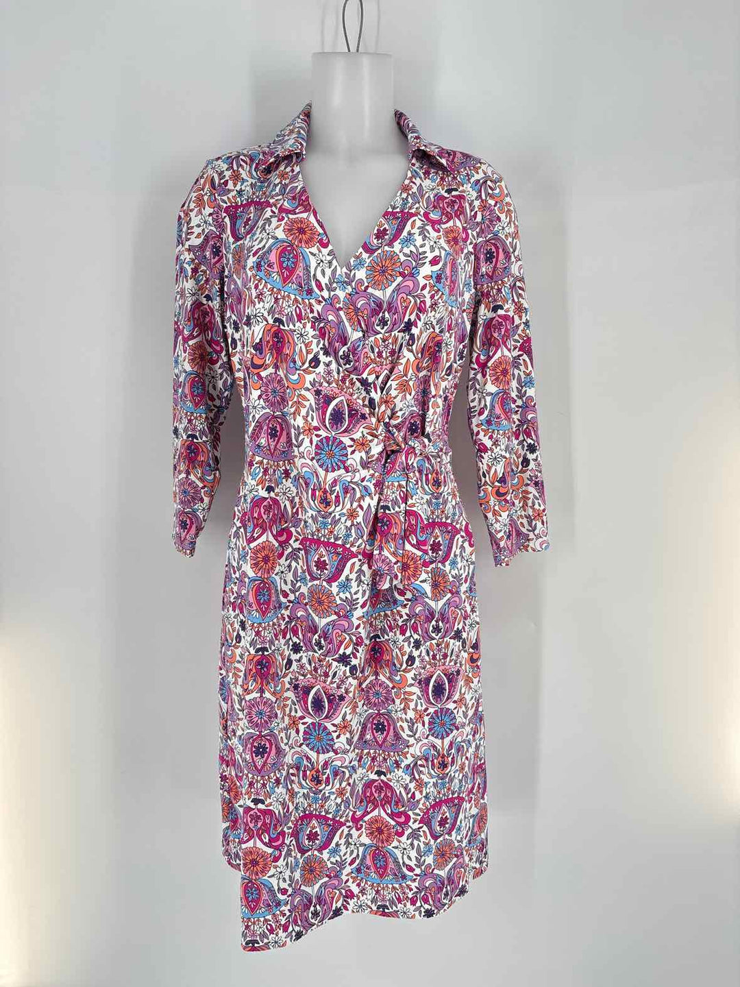 Size M Talbots Multi-Color Dress