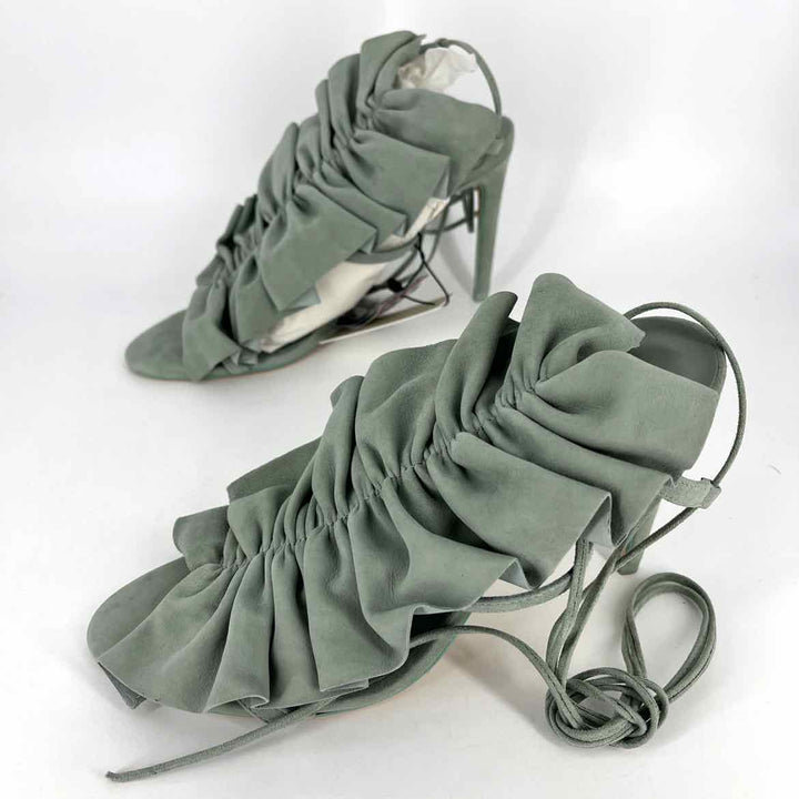 Shoe Size 41 ZARA Sage Leather Sandals