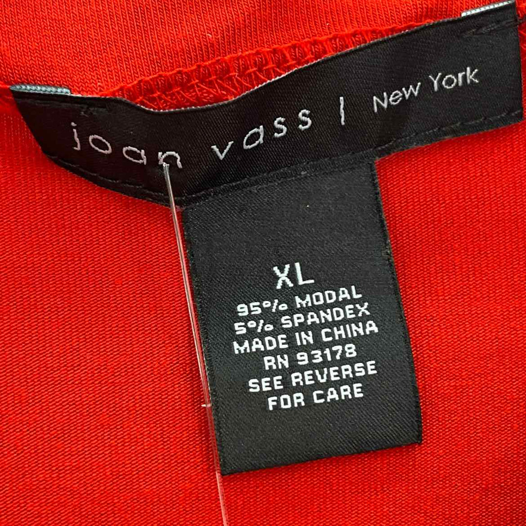 Size XL JOAN VASS Orange Shirt