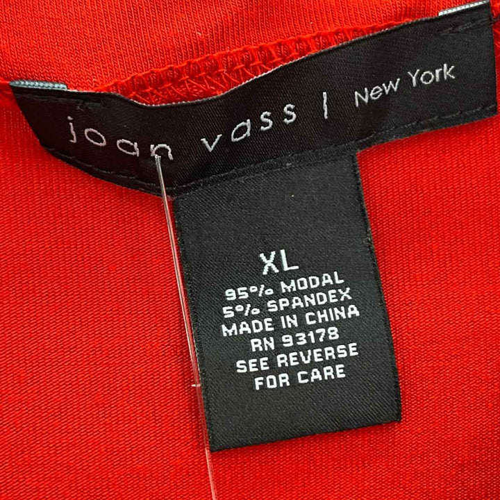 Size XL JOAN VASS Orange Shirt
