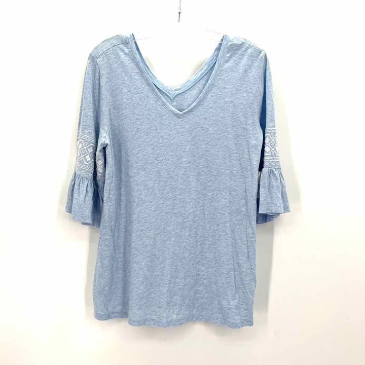 Size M J JILL Powder Blue Shirt
