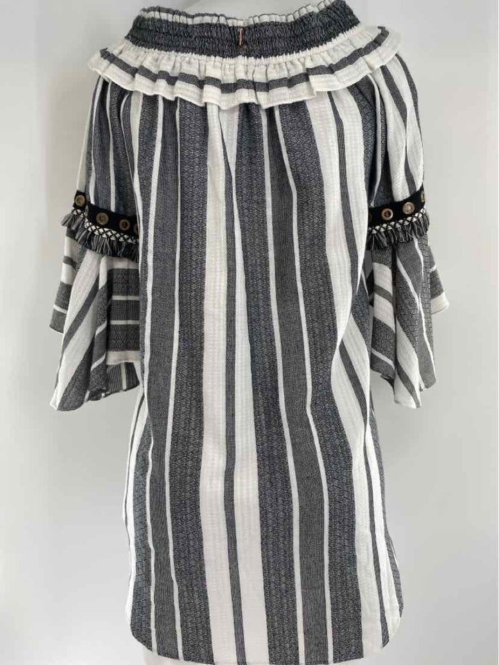 Size S MISA Black/White Dress