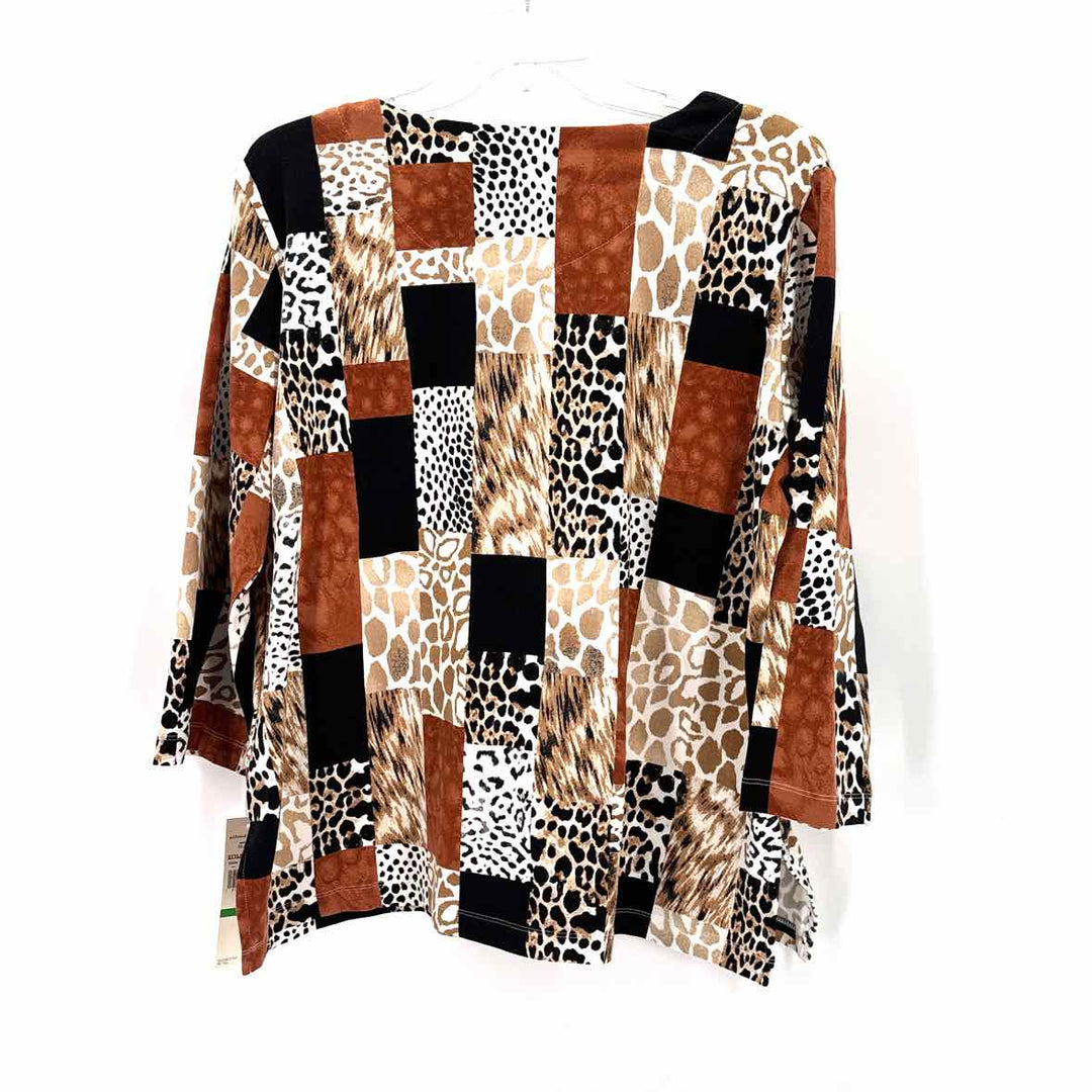 Size L ALFRED DUNNER Multi-Color Shirt