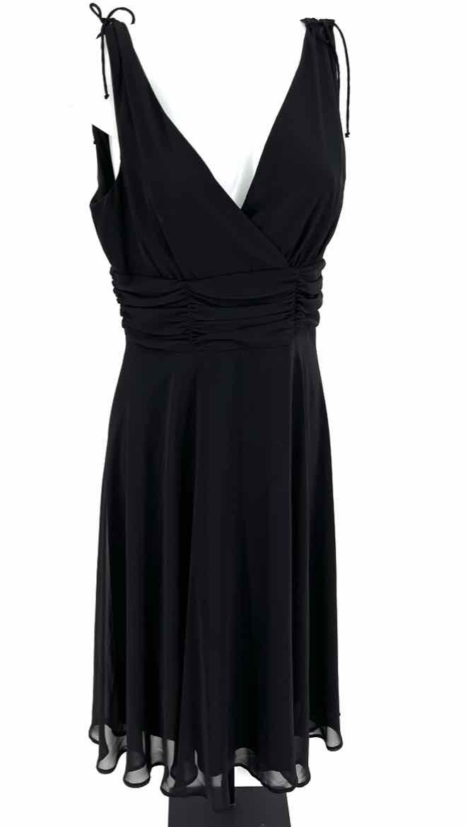 Size 10 CONNECTED APPAREL Black Dress