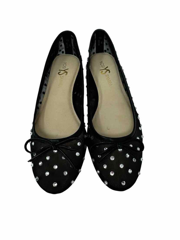 Shoe Size 7 YOSI SAMRA Black Flats
